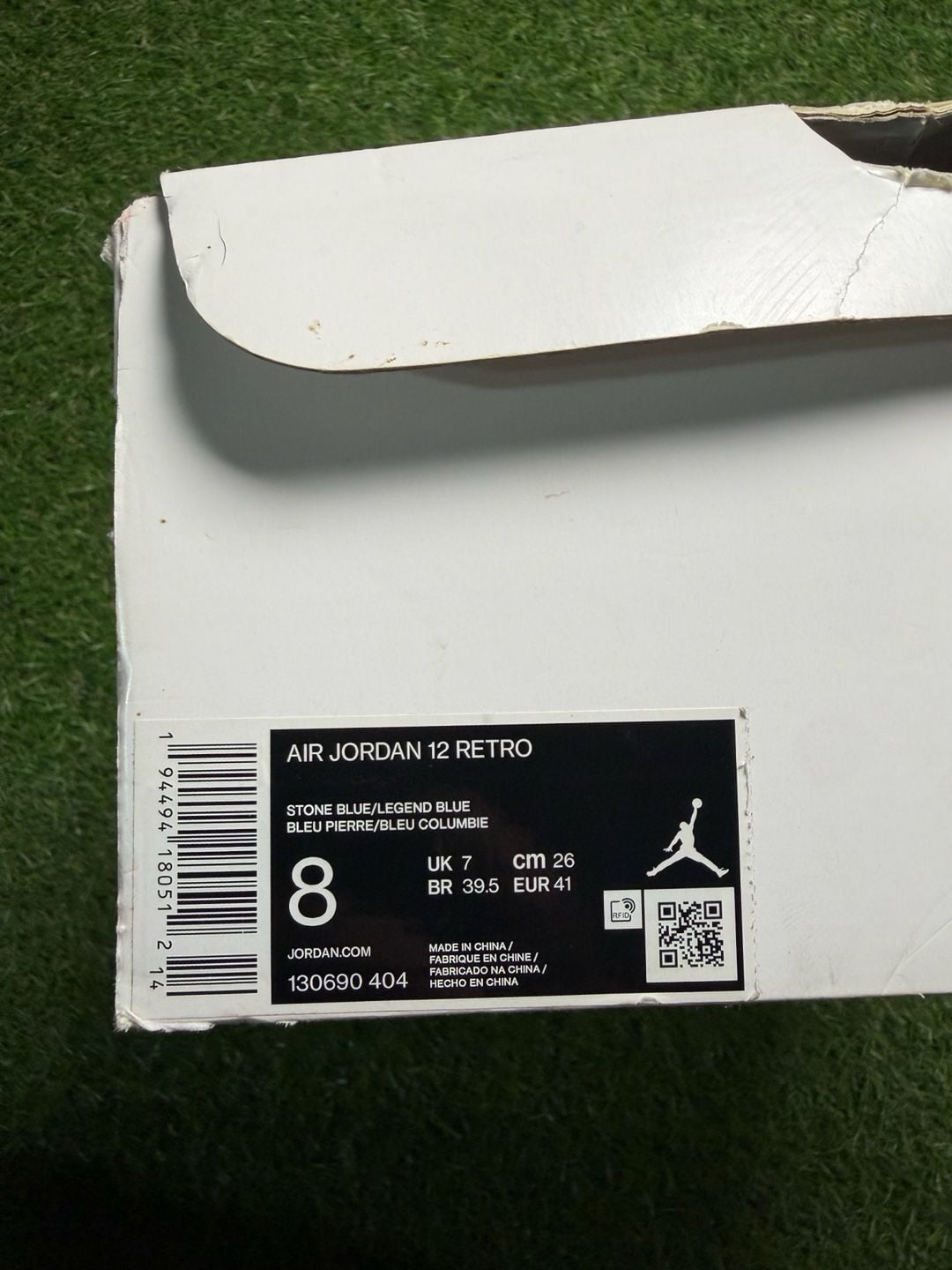 Jordan 12 Retro Indigo Stone Blue Legend Blue (Size 8) 8