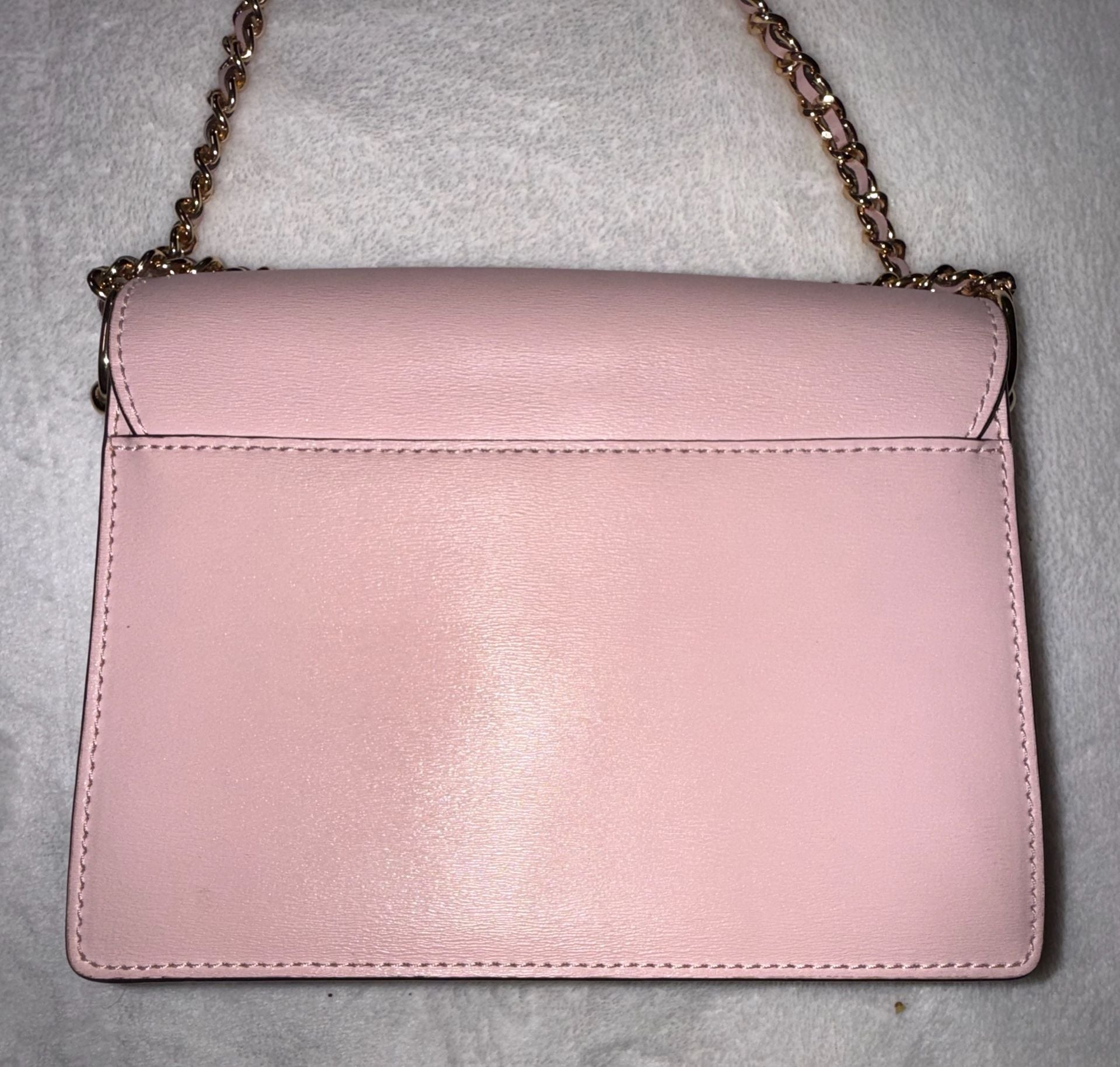 Tory Burch Pink Leather Emerson Envelope Convertible Chain Shoulder Bag 6