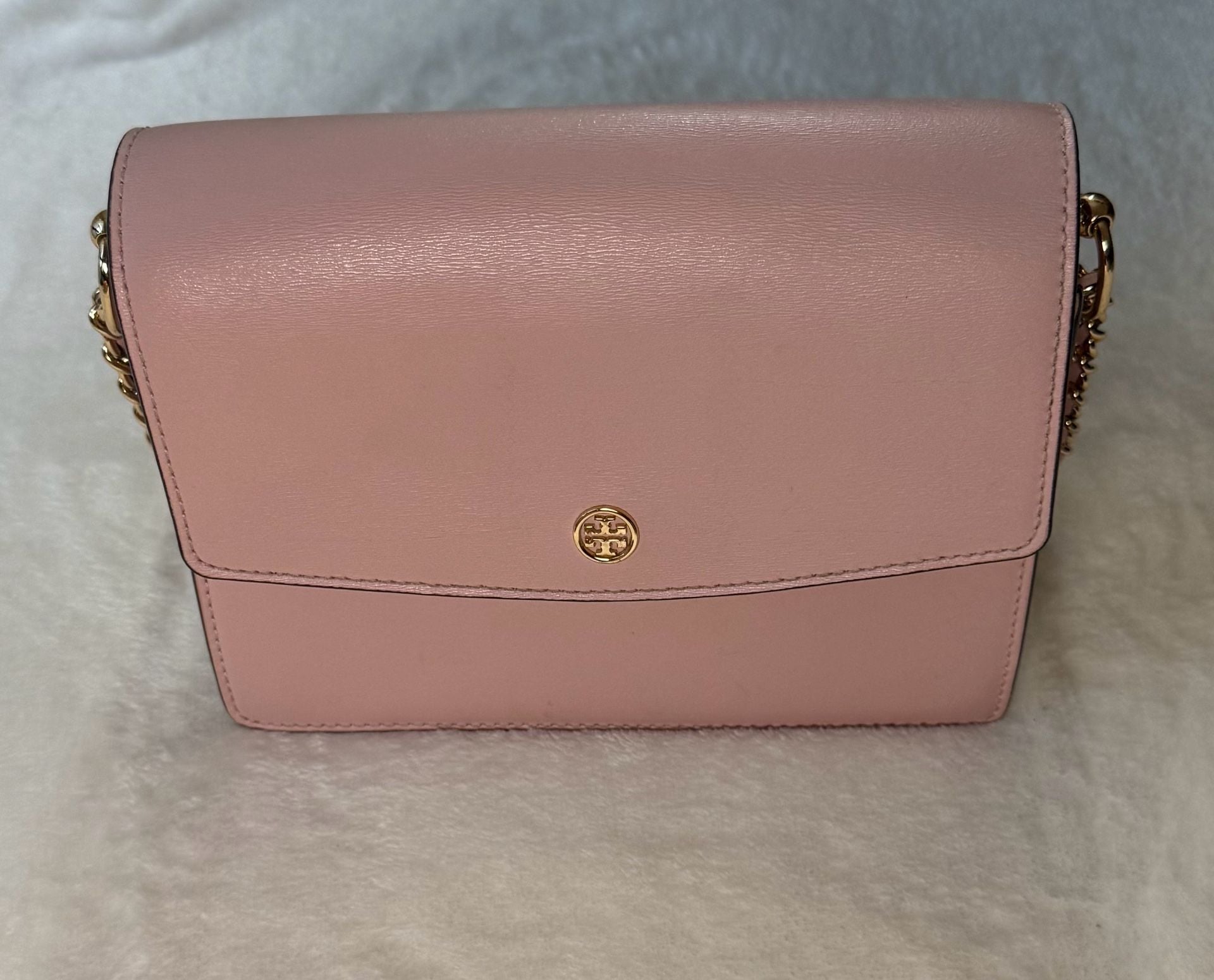 Tory Burch Pink Leather Emerson Envelope Convertible Chain Shoulder Bag 3