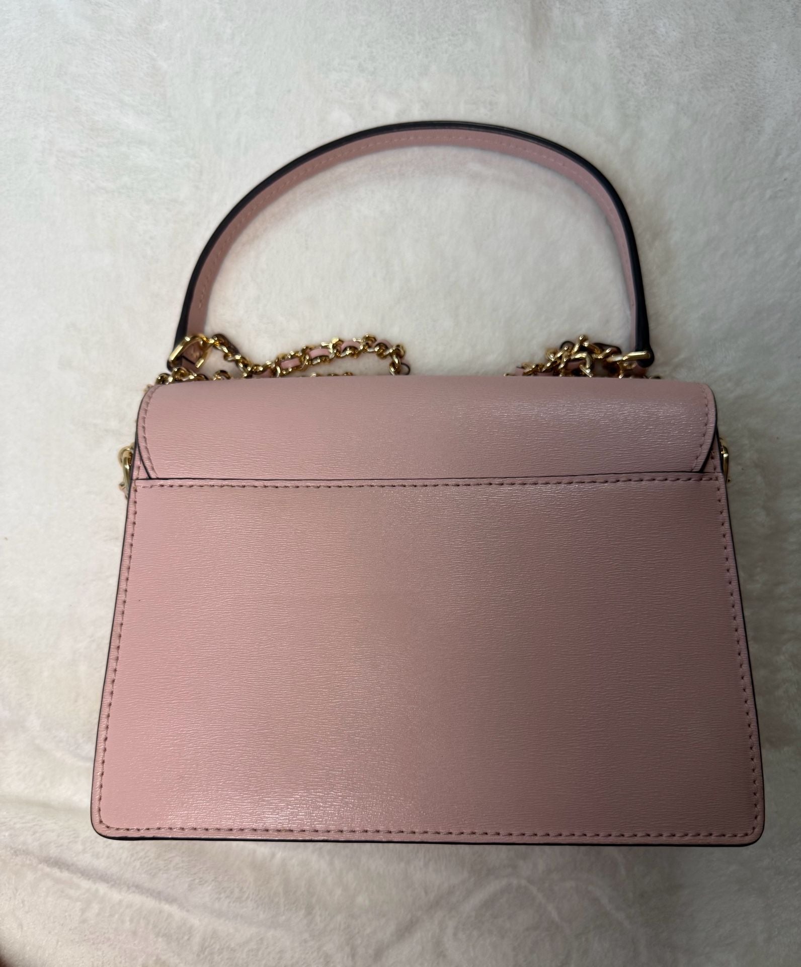 Tory Burch Pink Leather Emerson Envelope Convertible Chain Shoulder Bag 7