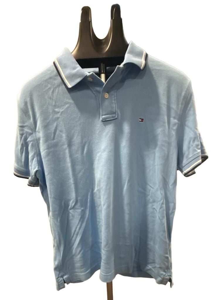 Tommy Hilfiger Blue Polo Shirt L-0012 7