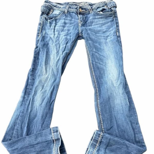 Limited Edition for Express Distressed Bootcut Jeans