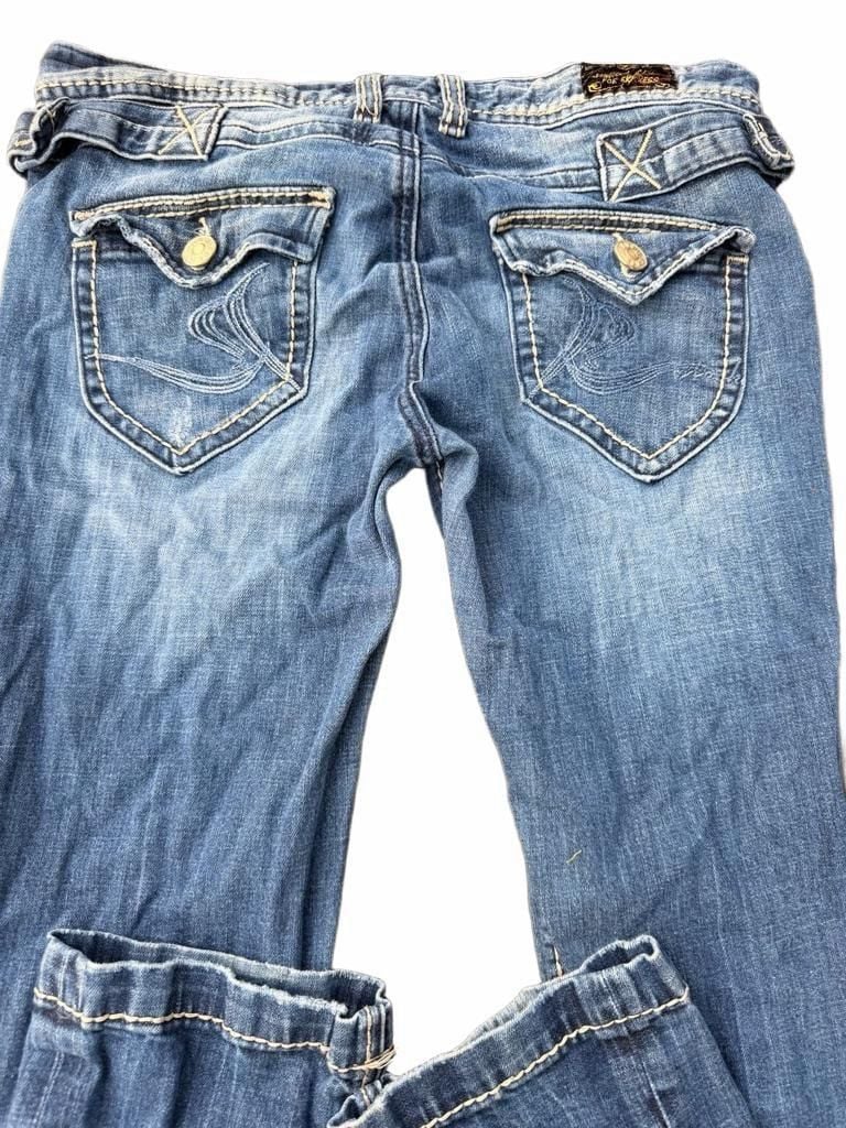 Limited Edition for Express Distressed Bootcut Jeans 5