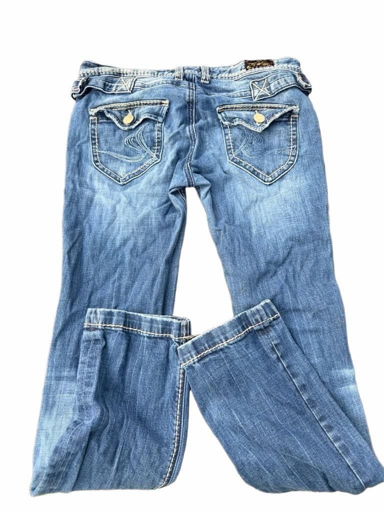 Limited Edition for Express Distressed Bootcut Jeans 7