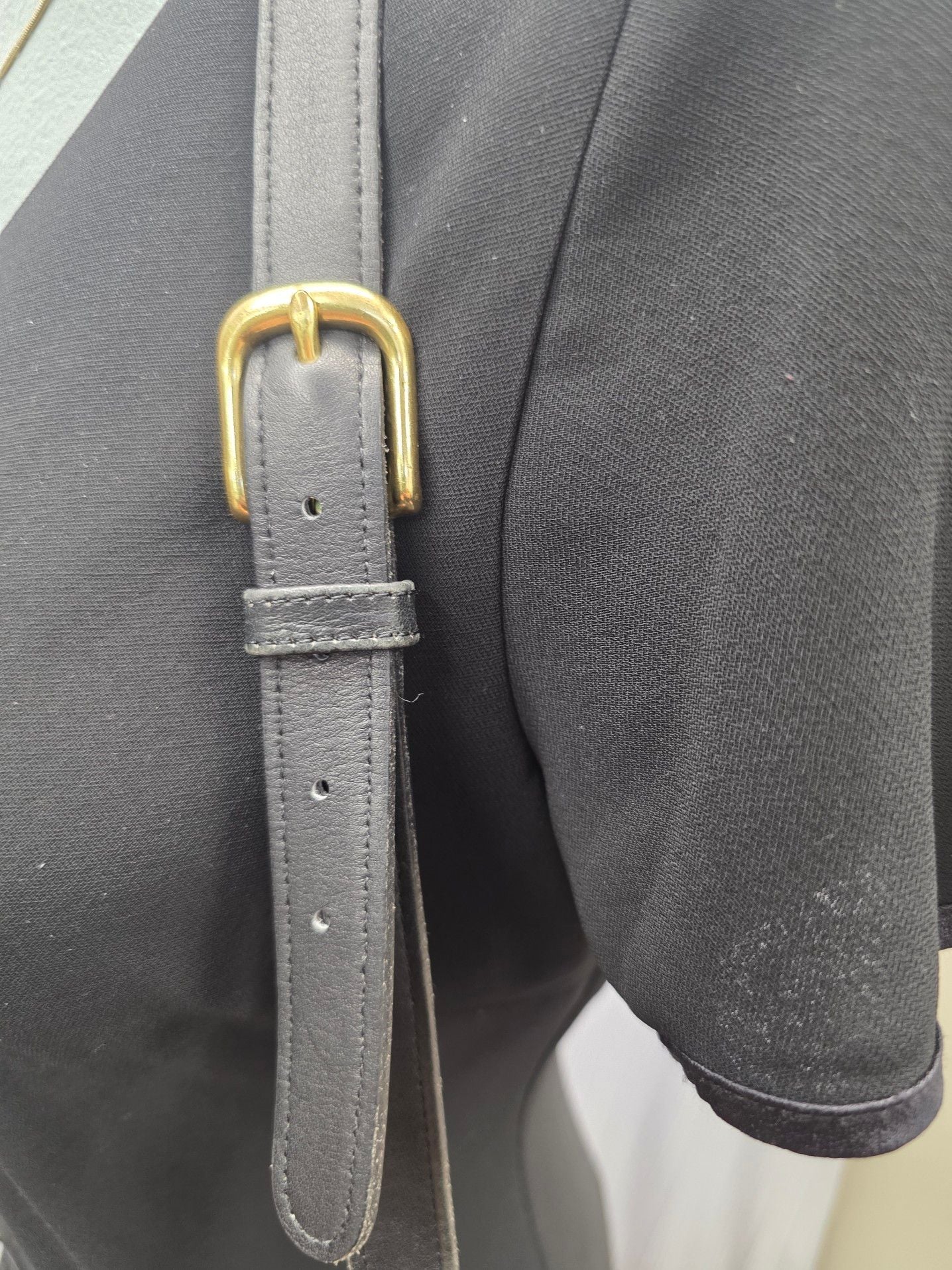 Vintage Coach Black Leather Top Handle Crossbody Bag No. B9P-9927 16