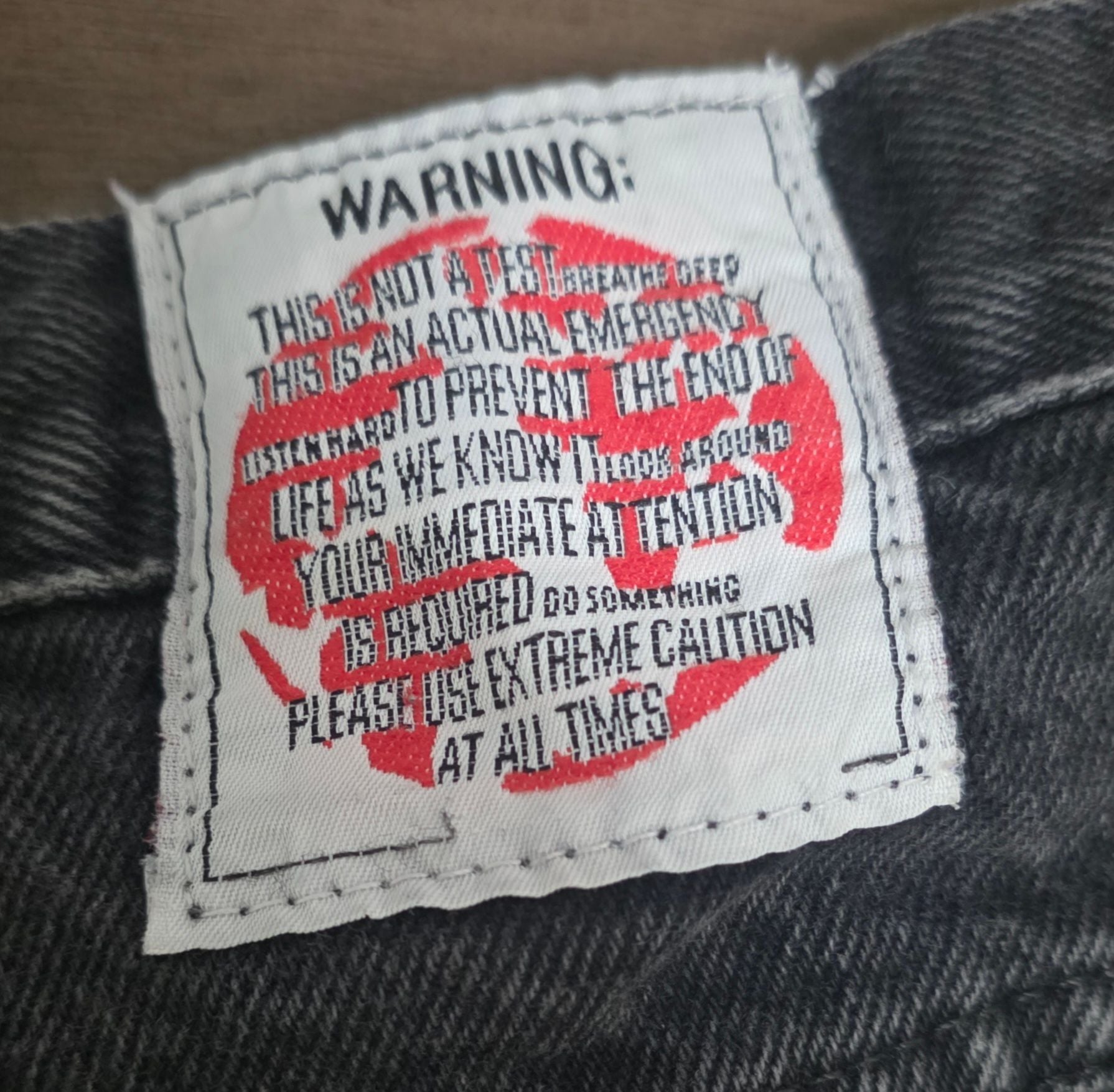 Vintage Code Bleu Vintage Black Denim Jeans 3
