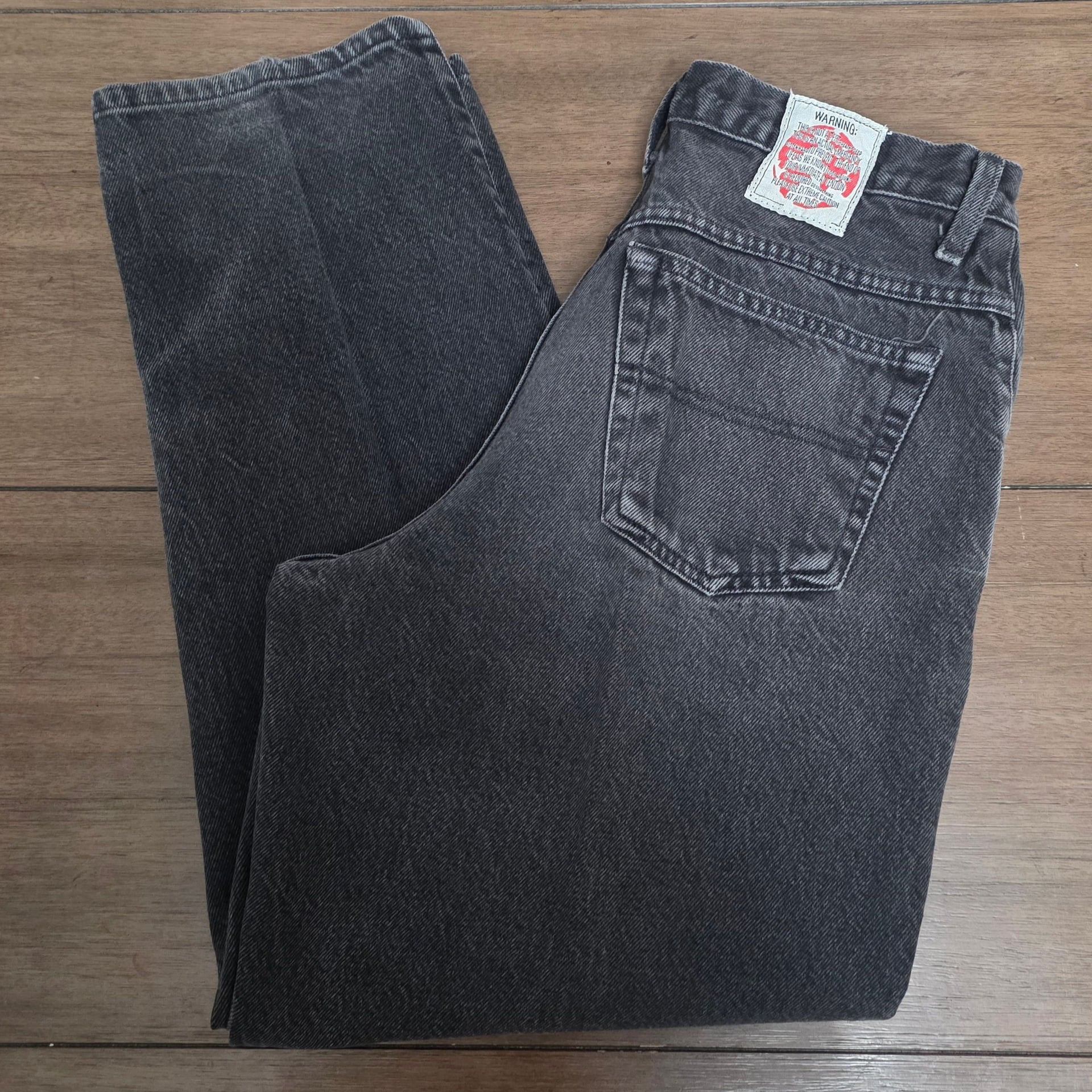 Vintage Code Bleu Vintage Black Denim Jeans 6