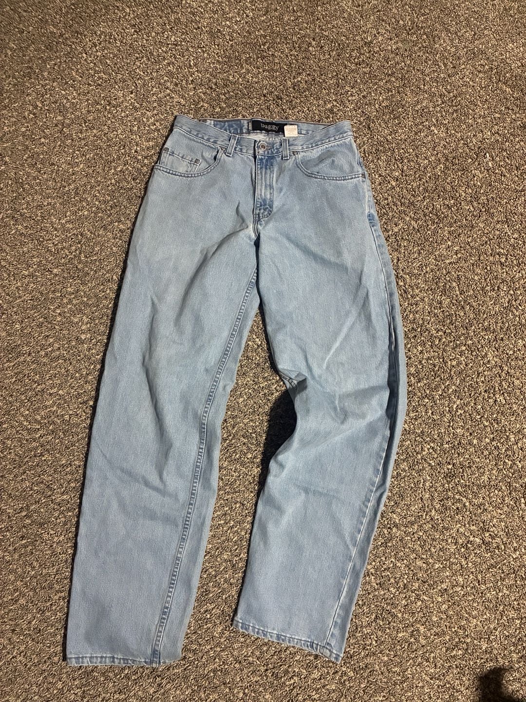 Vintage Levi's Baggy Light Wash Denim Jeans 2