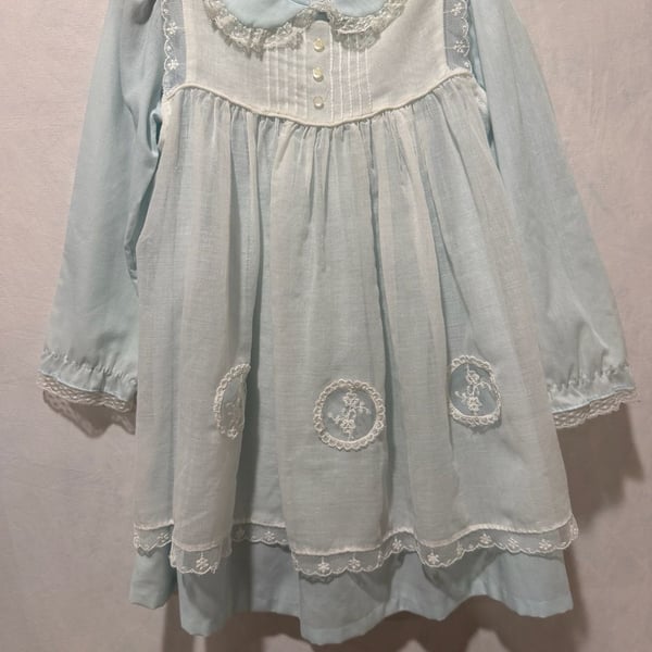 Christian Dior Enfant Saks Fifth Avenue Blue Dress 4T