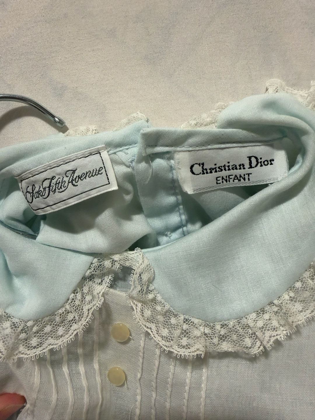 Christian Dior Enfant Saks Fifth Avenue Blue Dress 4T 4