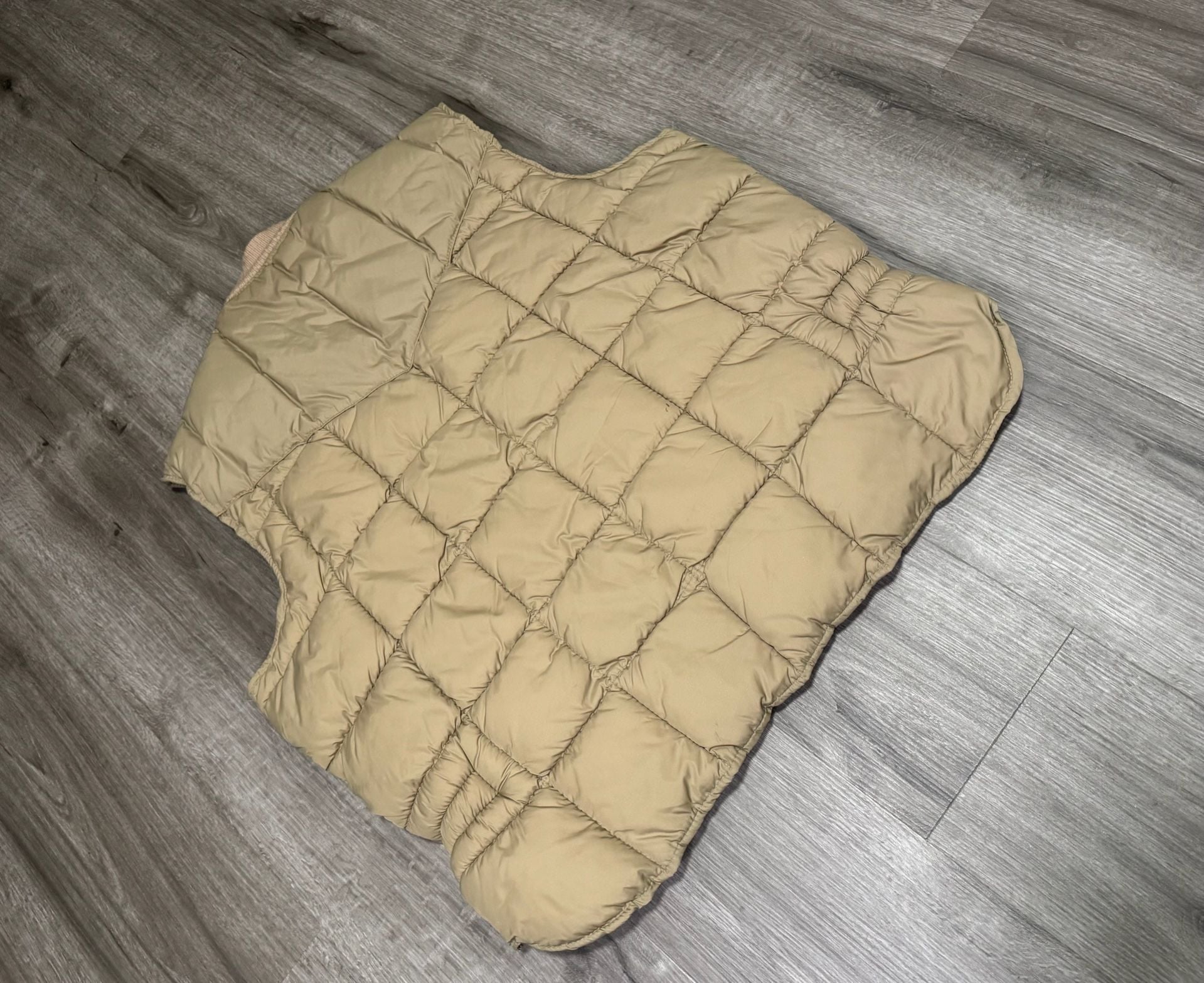 Vintage 80s Walls Western Puffer Vest Made in USA Tan XL Tall
3