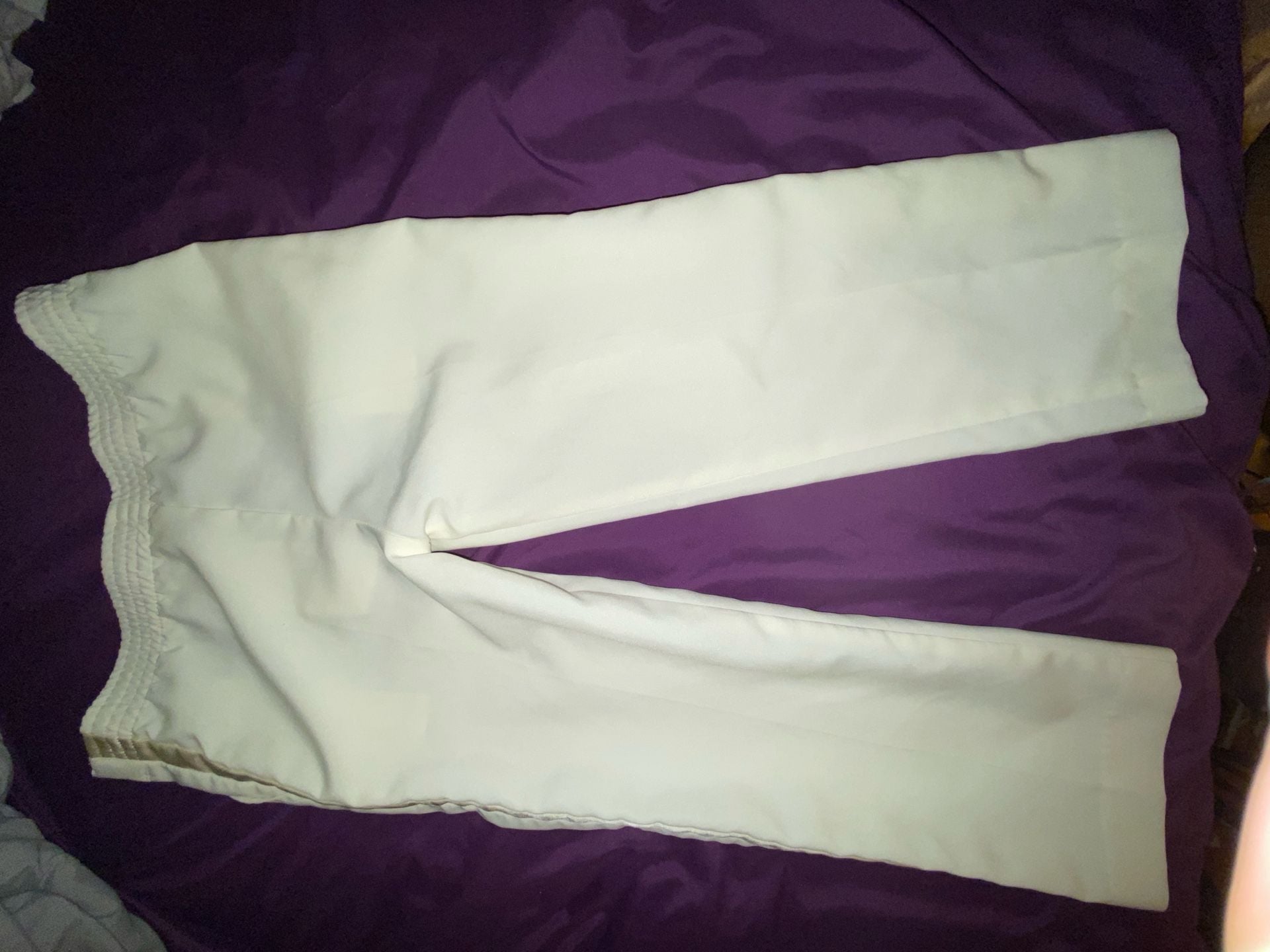 Boys Ivory Tuxedo Formal Suit Jacket and Pants Set with Satin Trim Size 5 7
