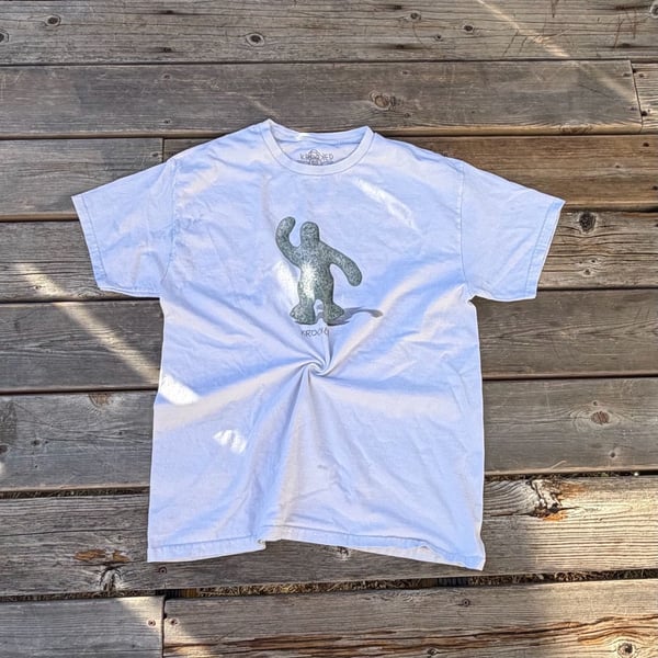 Krooked Skateboards Sasquatch Graphic T-Shirt White Large