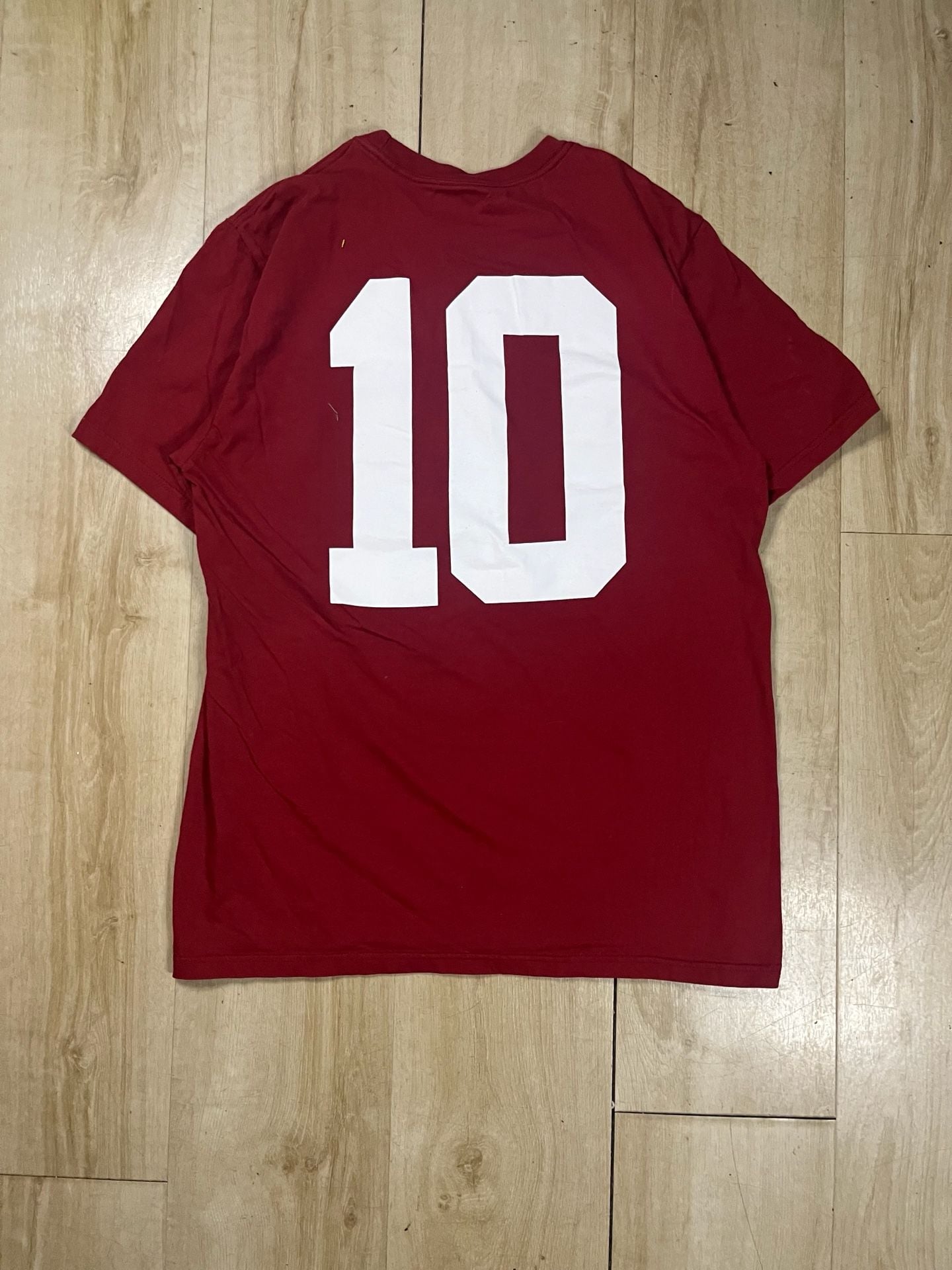 Nike Alabama Crimson Tide #10 Football T-Shirt Jersey Size L 6