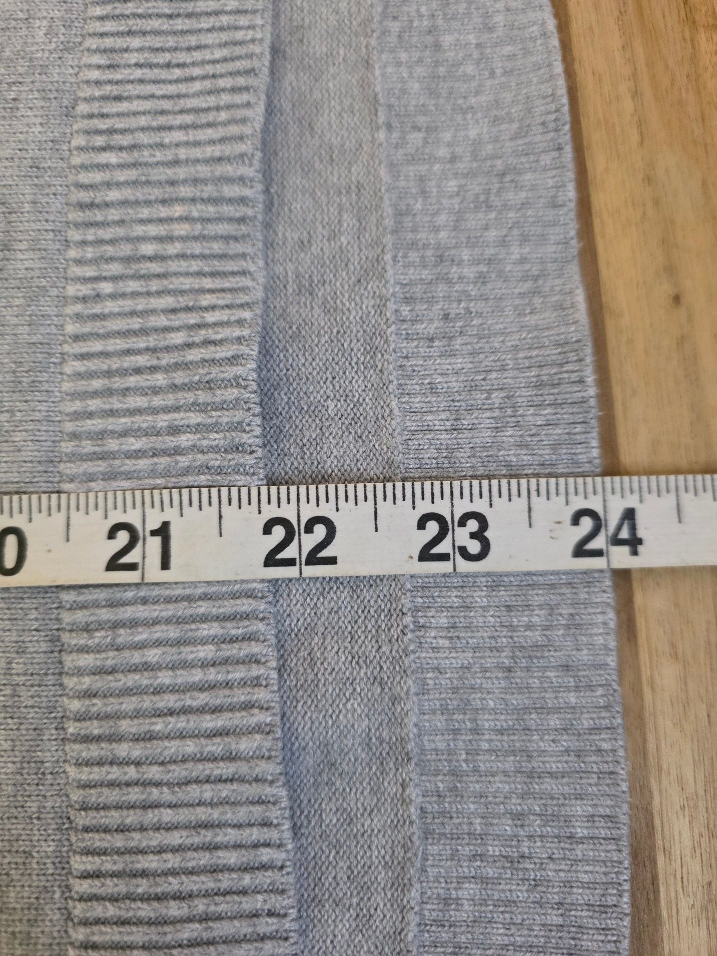 MICHAEL KORS Logo Sweater Size S Gray White Crewneck Pullover 9