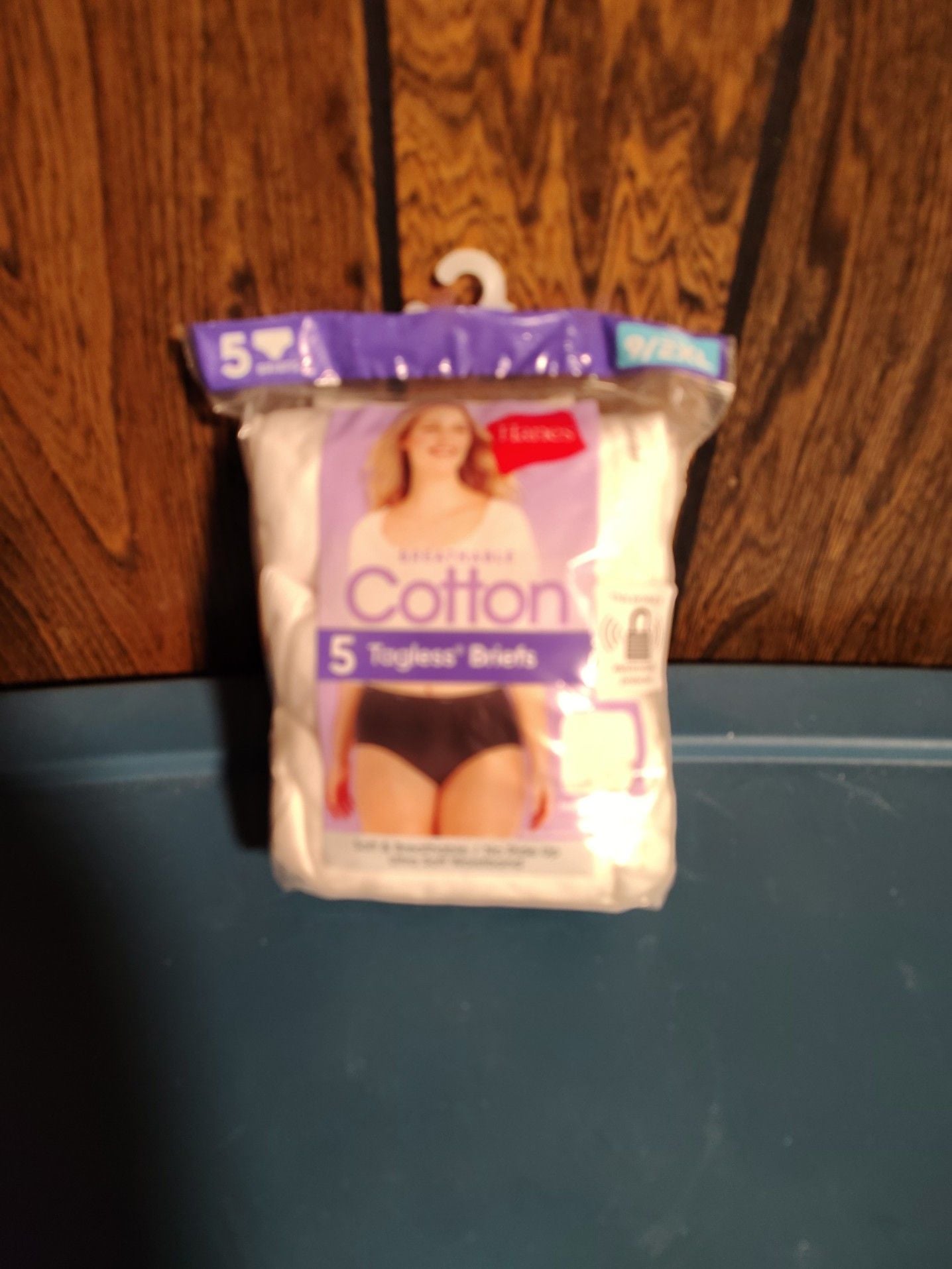 Hanes Breathable Cotton Tagless Briefs Size 9/2XL White 5-Pack 1