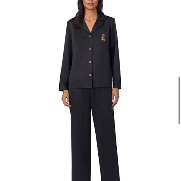 Lauren Ralph Lauren Women's 2-Piece Garment Black Pajama Set 3X W/tags new