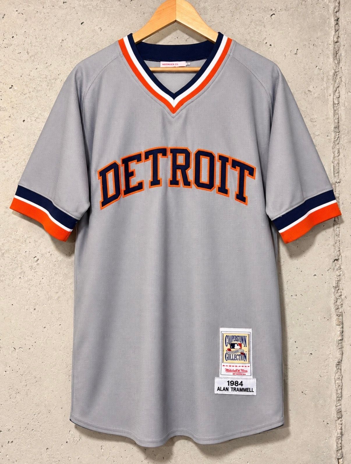 Mitchell & Ness Detroit Tigers Alan Trammell 1984 Jersey Size 50 2