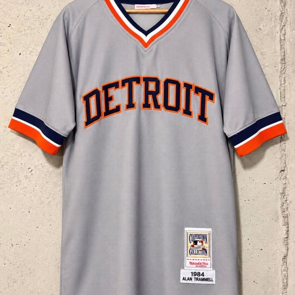 Mitchell & Ness Detroit Tigers Alan Trammell 1984 Jersey Size 50