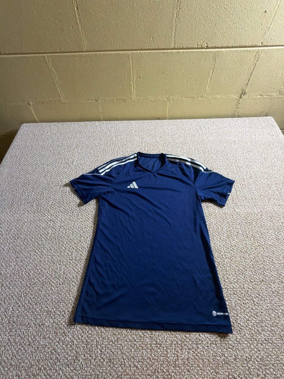 Adidas Tiro 23 Jersey Size S Navy Blue White Aeroready Soccer Shirt 2