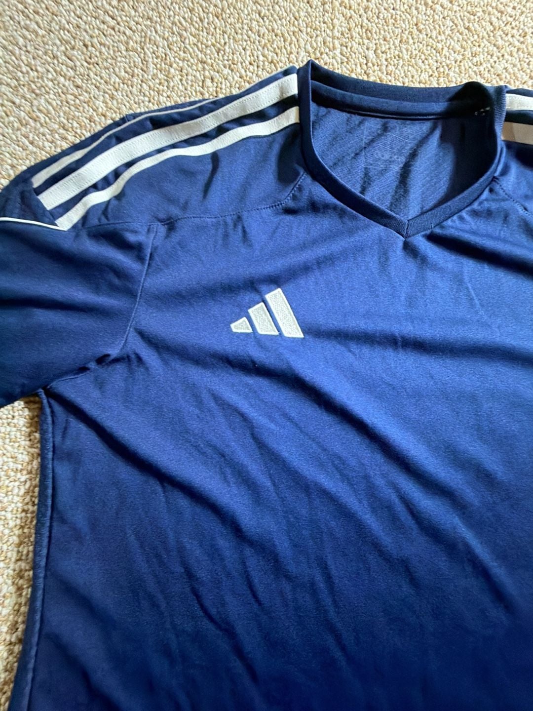 Adidas Tiro 23 Jersey Size S Navy Blue White Aeroready Soccer Shirt 4