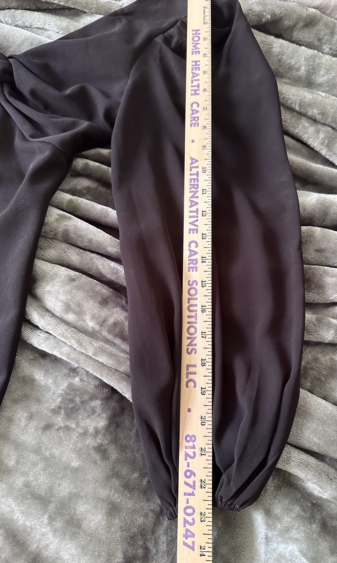 Fashion Nova Asymmetrical Black Dress Small 6