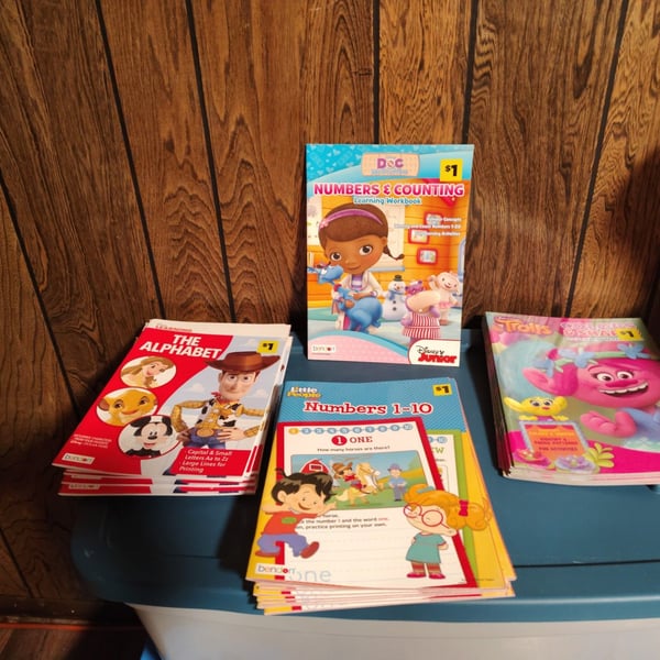 Bendon Assorted Childrens Learning Workbooks Lot of Multiple Books
