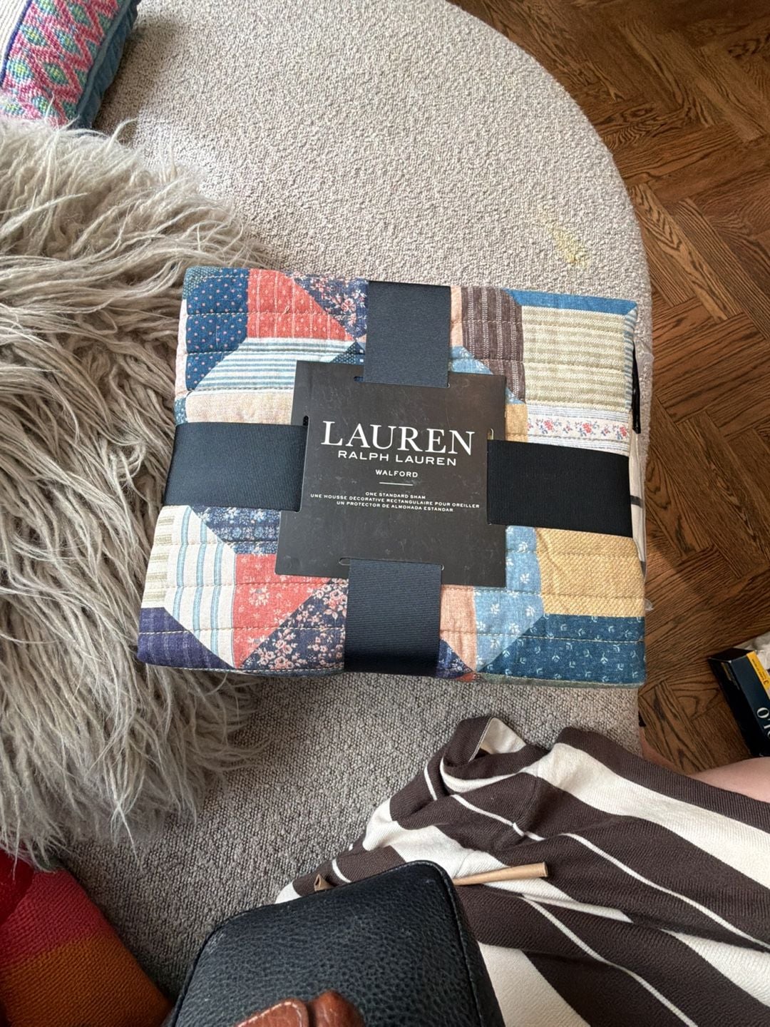Lauren Ralph Lauren Home Walford Standard Sham brand new fast to ship out 3