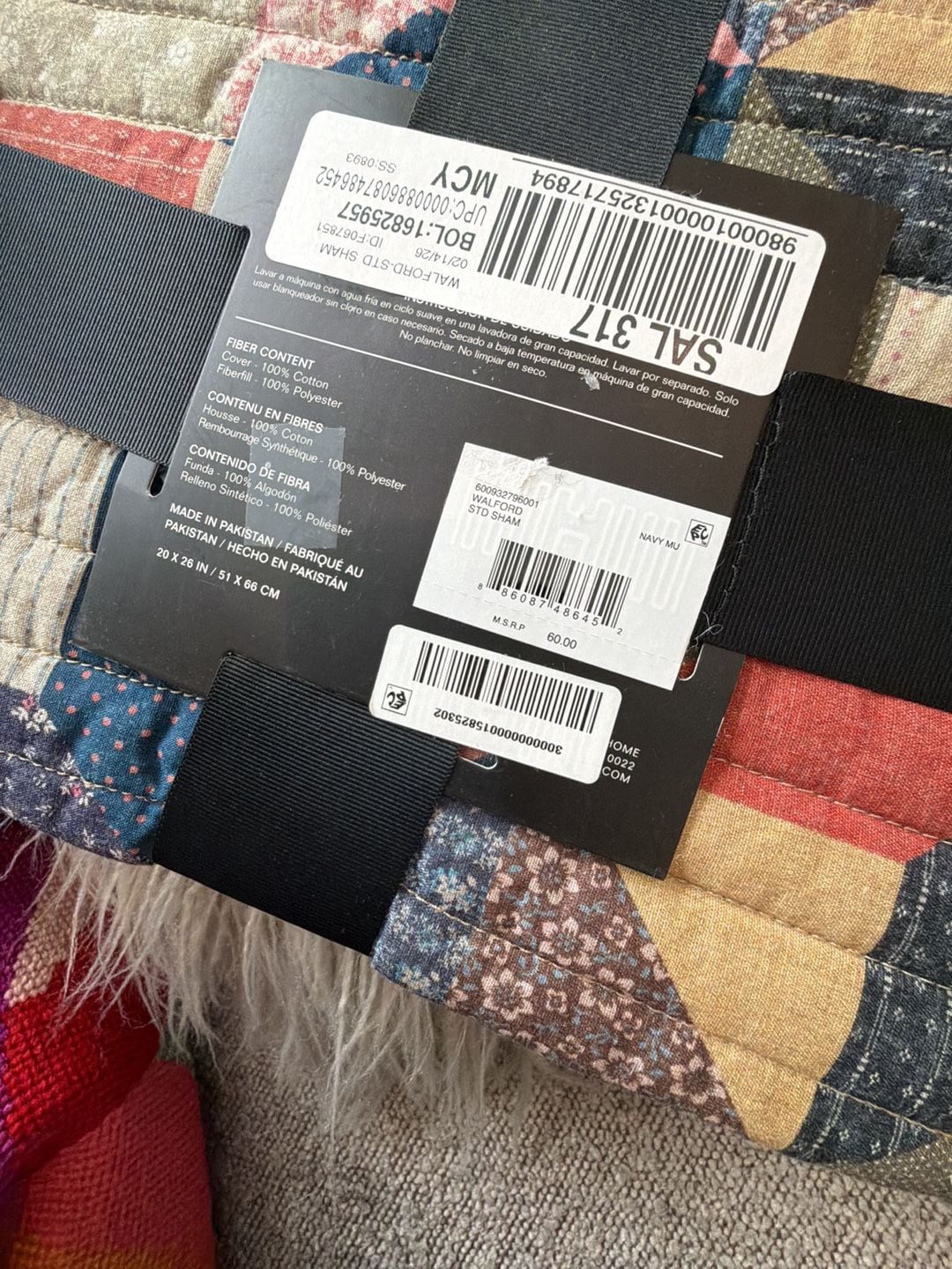 Lauren Ralph Lauren Home Walford Standard Sham brand new fast to ship out 4