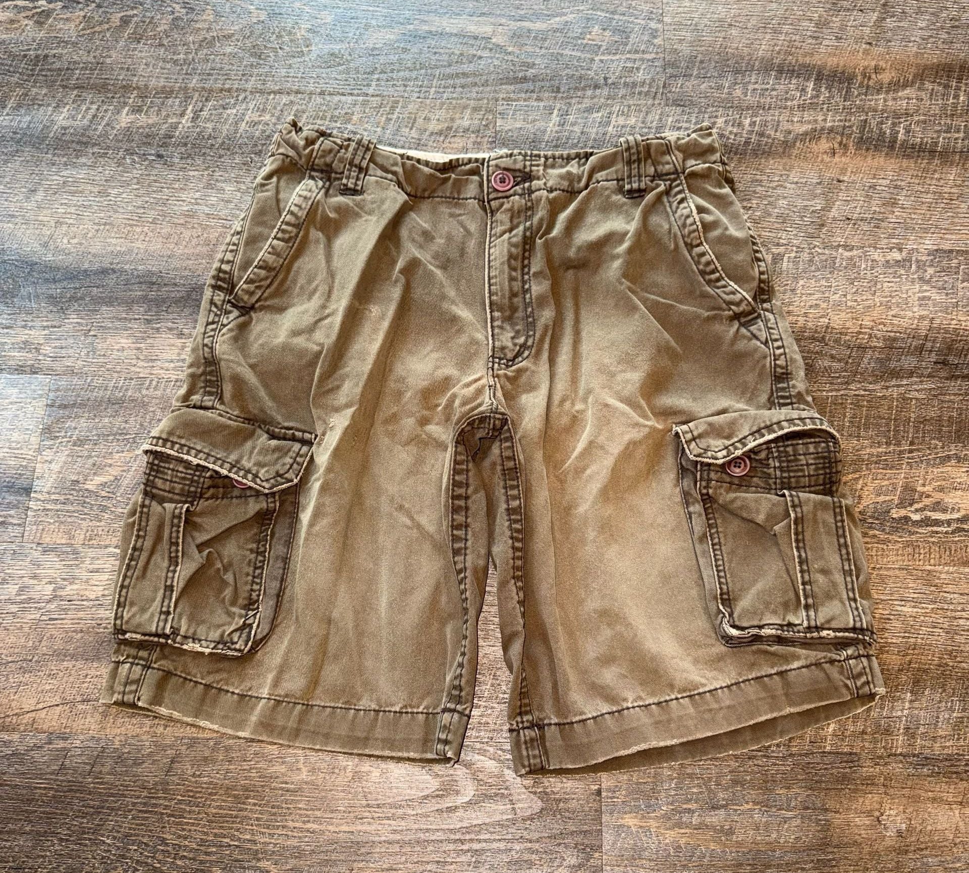 Aeropostale Authentic Vintage Cargo Shorts Mens Size 33 Brown  8