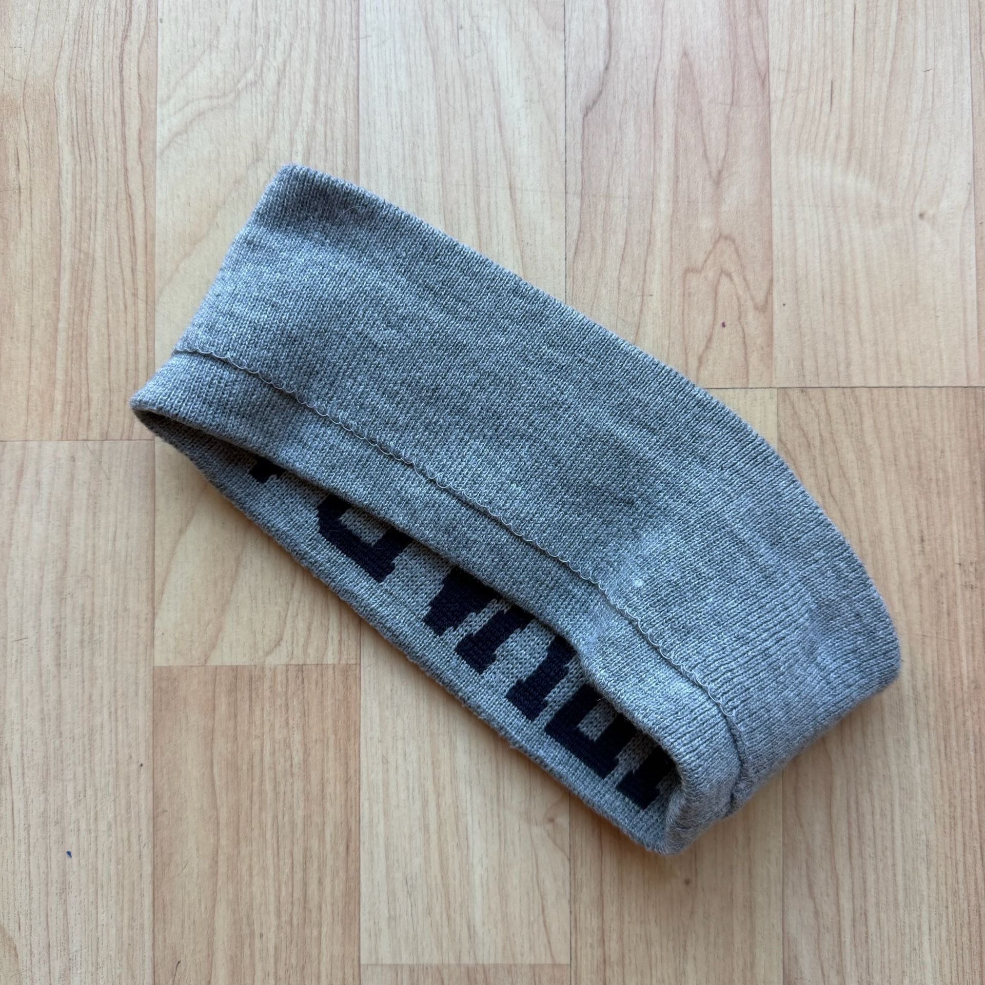 Nevada Wolf Pack Knit Headband Gray Black 5