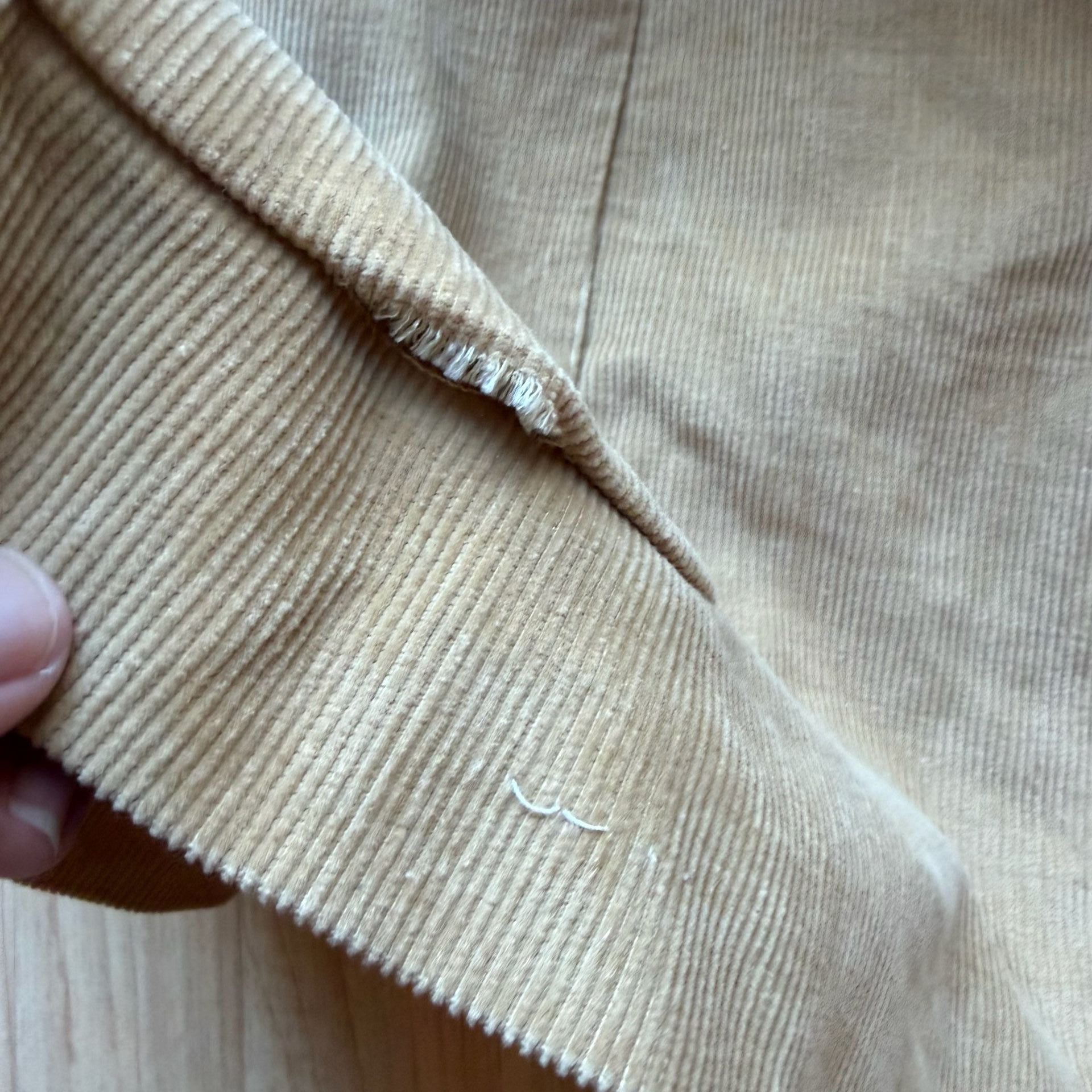 Vintage Tan Corduroy Blazer Jacket with Patch Pockets Mens M 13