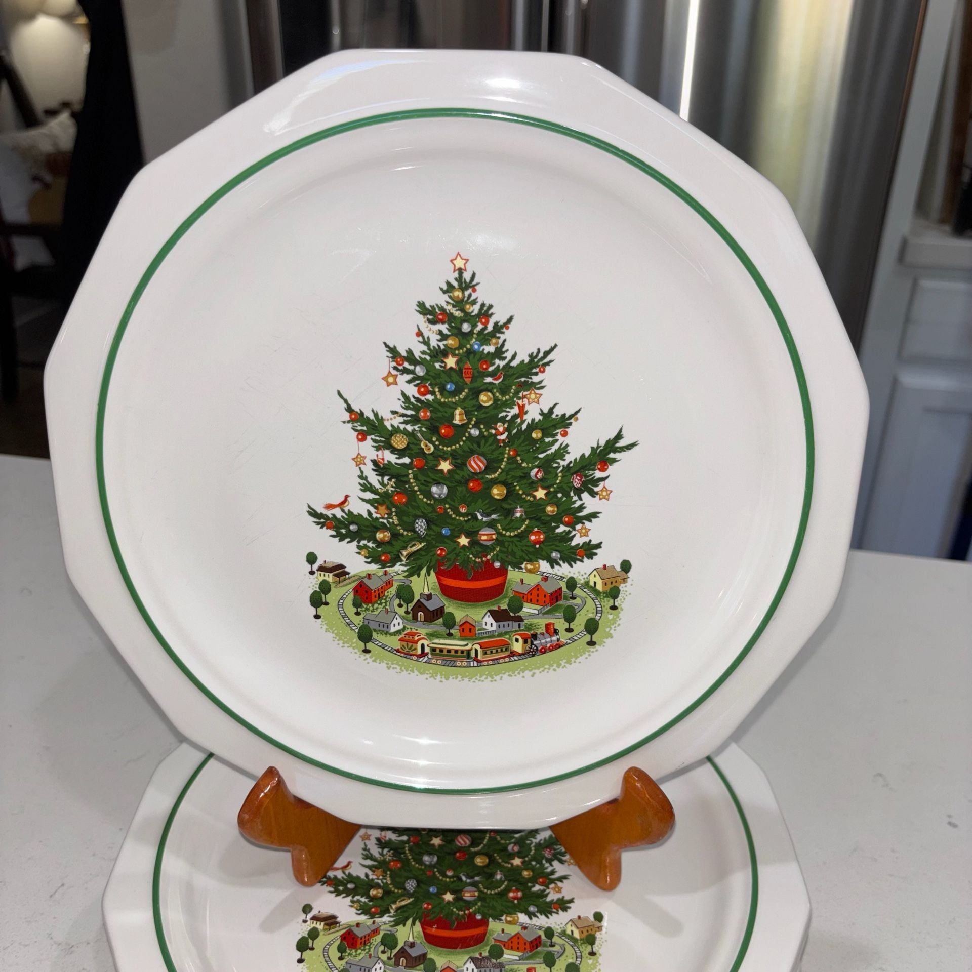 Pfaltzgraff Heritage White Christmas Dinner Plate Set Of 6 1