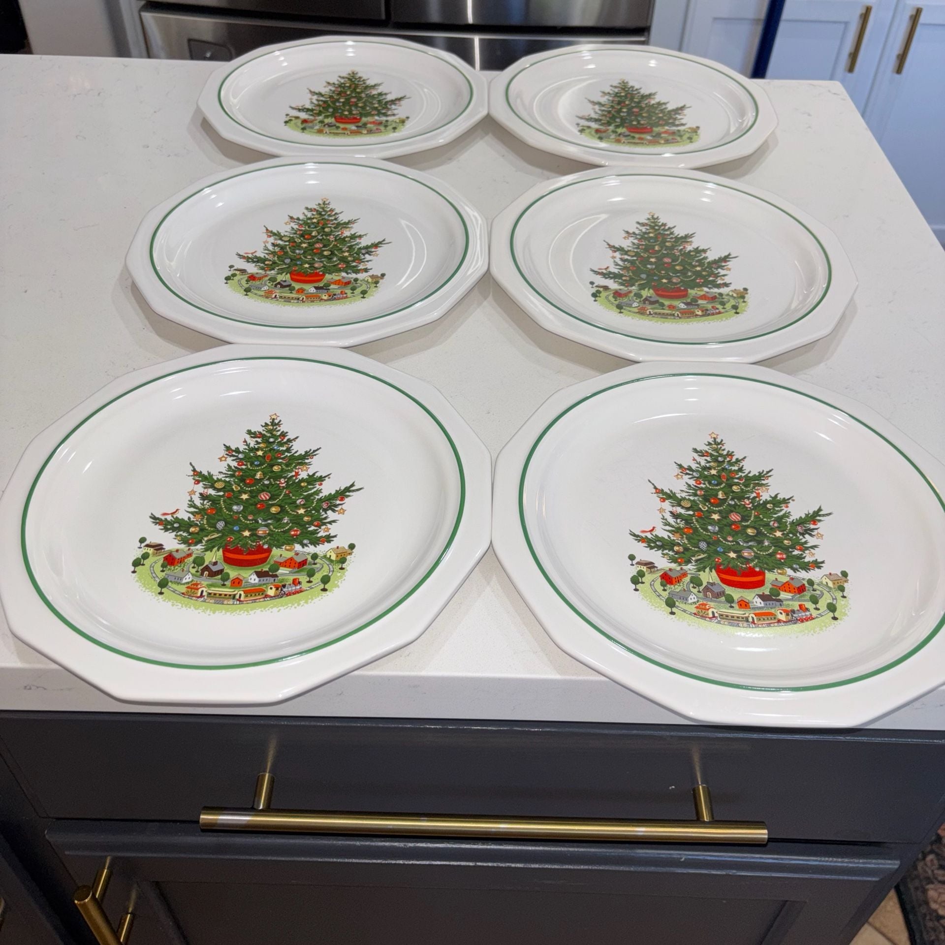 Pfaltzgraff Heritage White Christmas Dinner Plate Set Of 6 3