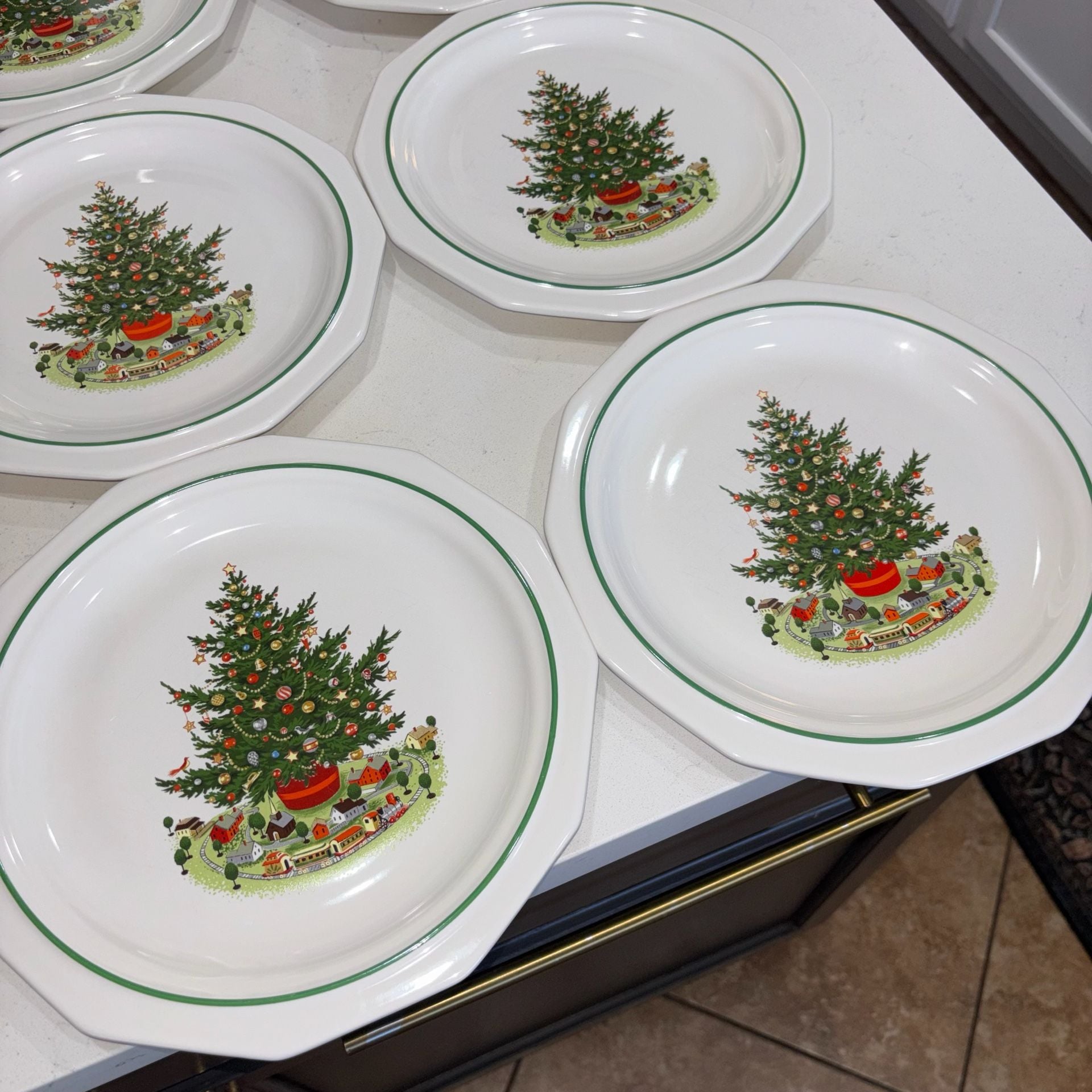 Pfaltzgraff Heritage White Christmas Dinner Plate Set Of 6 5
