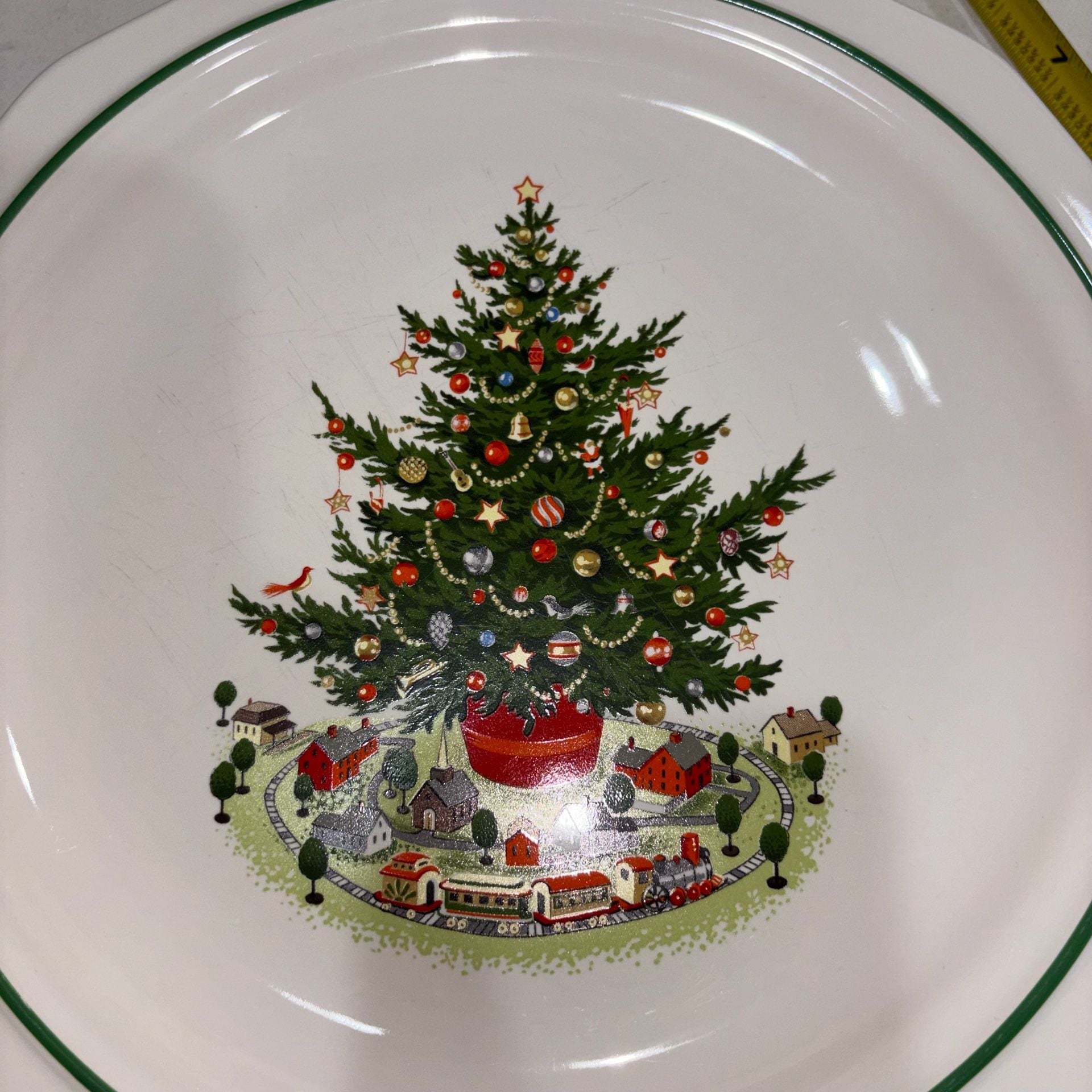 Pfaltzgraff Heritage White Christmas Dinner Plate Set Of 6 7