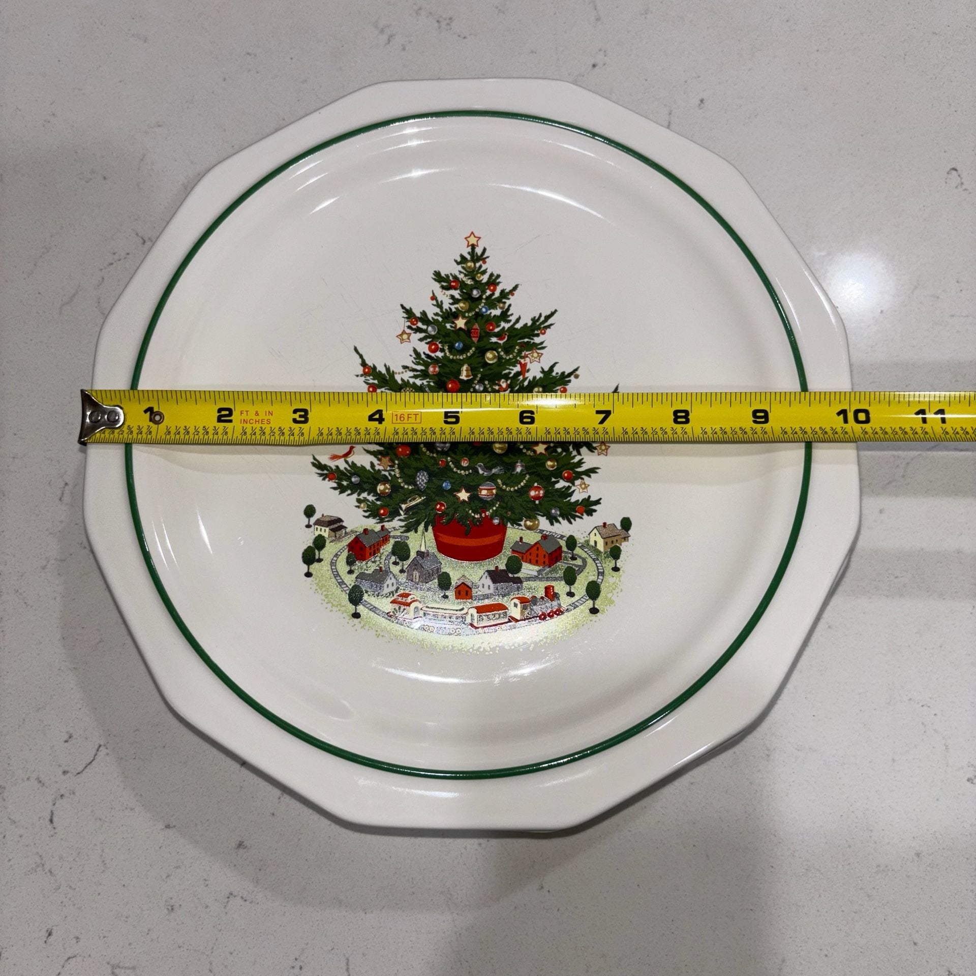 Pfaltzgraff Heritage White Christmas Dinner Plate Set Of 6 8
