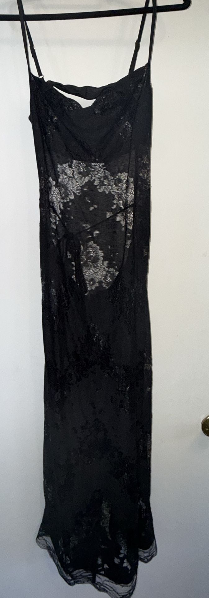 Floral Semi-Sheer Cami Long Dress 4