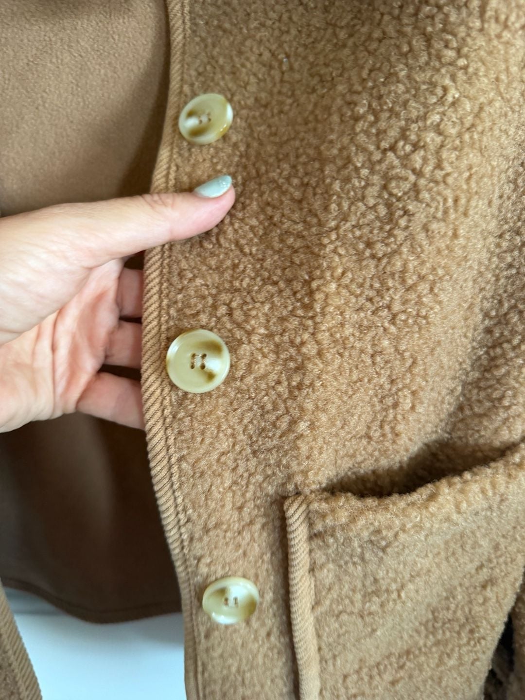 Stoodh Medium Collared Sherpa Jacket, NWT 8