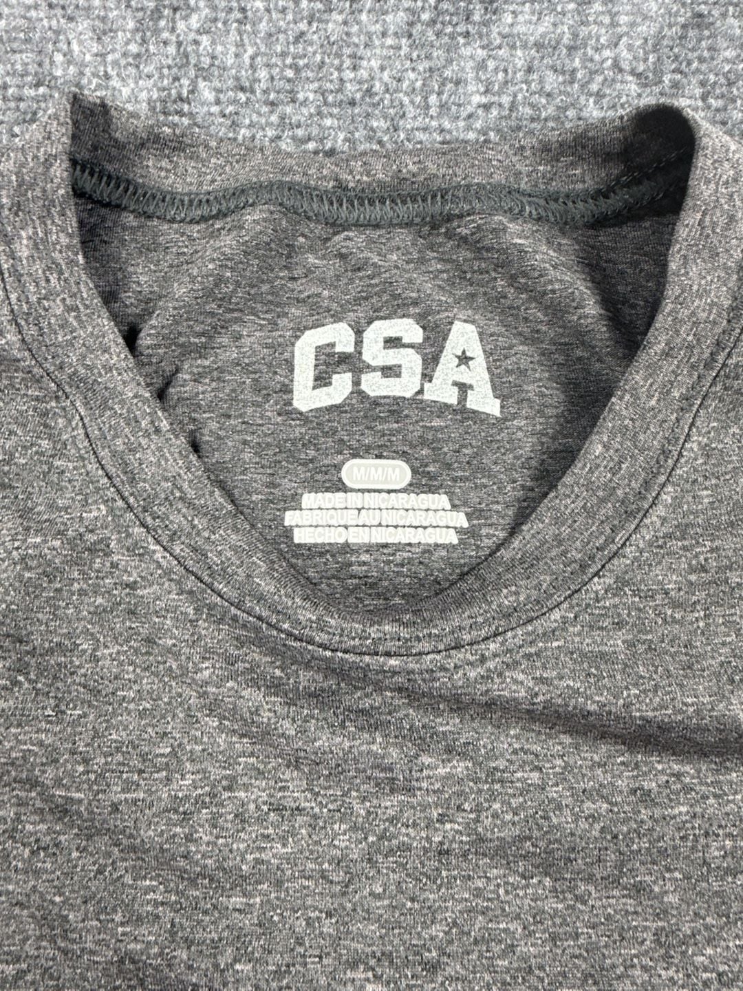 CSA Detroit Tigers Size M Gray T-Shirt MLB Genuine Merchandise Polyester New 6