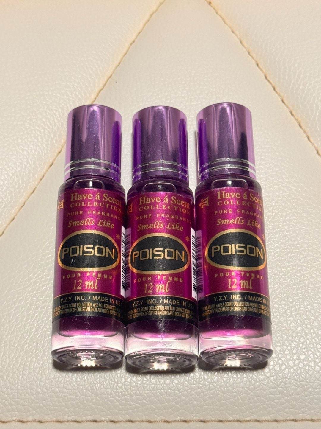 Have a Scent Collection Poison Roll-On Perfume Oil 12 ml pack of 3 2
