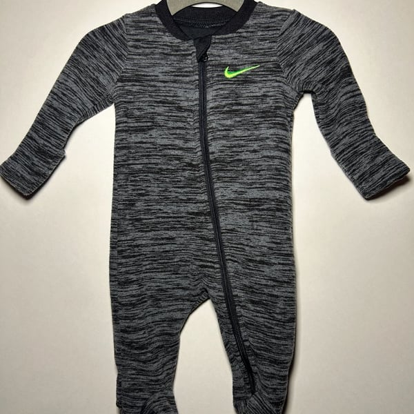 Nike Footed Coverall | Dark Grey Heather | Newborn