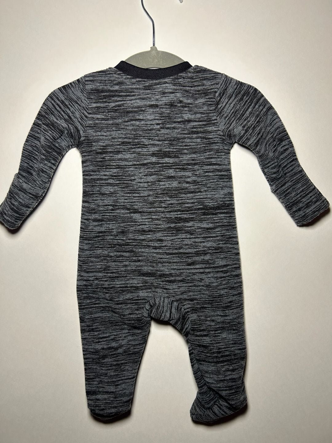 Nike Footed Coverall | Dark Grey Heather | Newborn 3