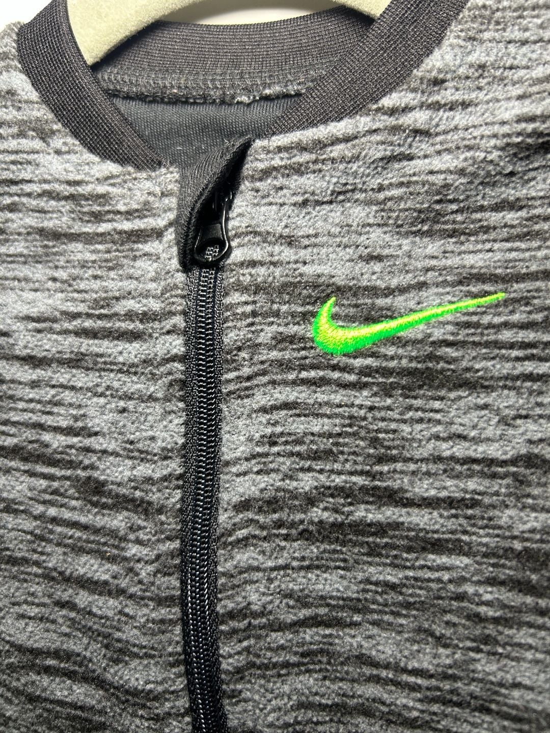 Nike Footed Coverall | Dark Grey Heather | Newborn 5