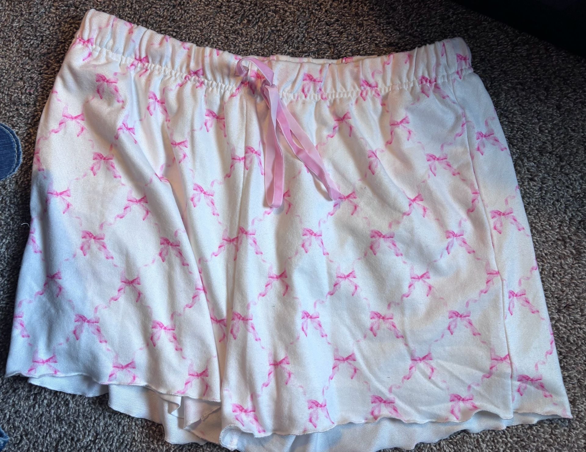 2 pairs Pajama Set Pink Pumpkins and Pink bows 5