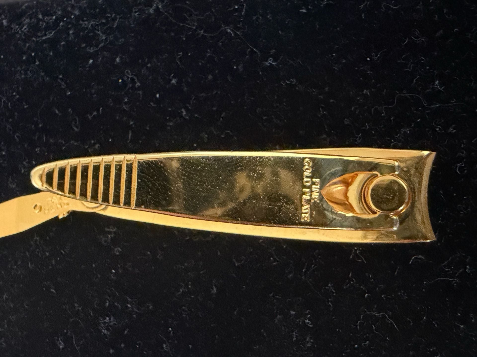 Vintage A.A.L. Fiftieth Anniversary Gold Tone Nail Clipper Made In USA 3