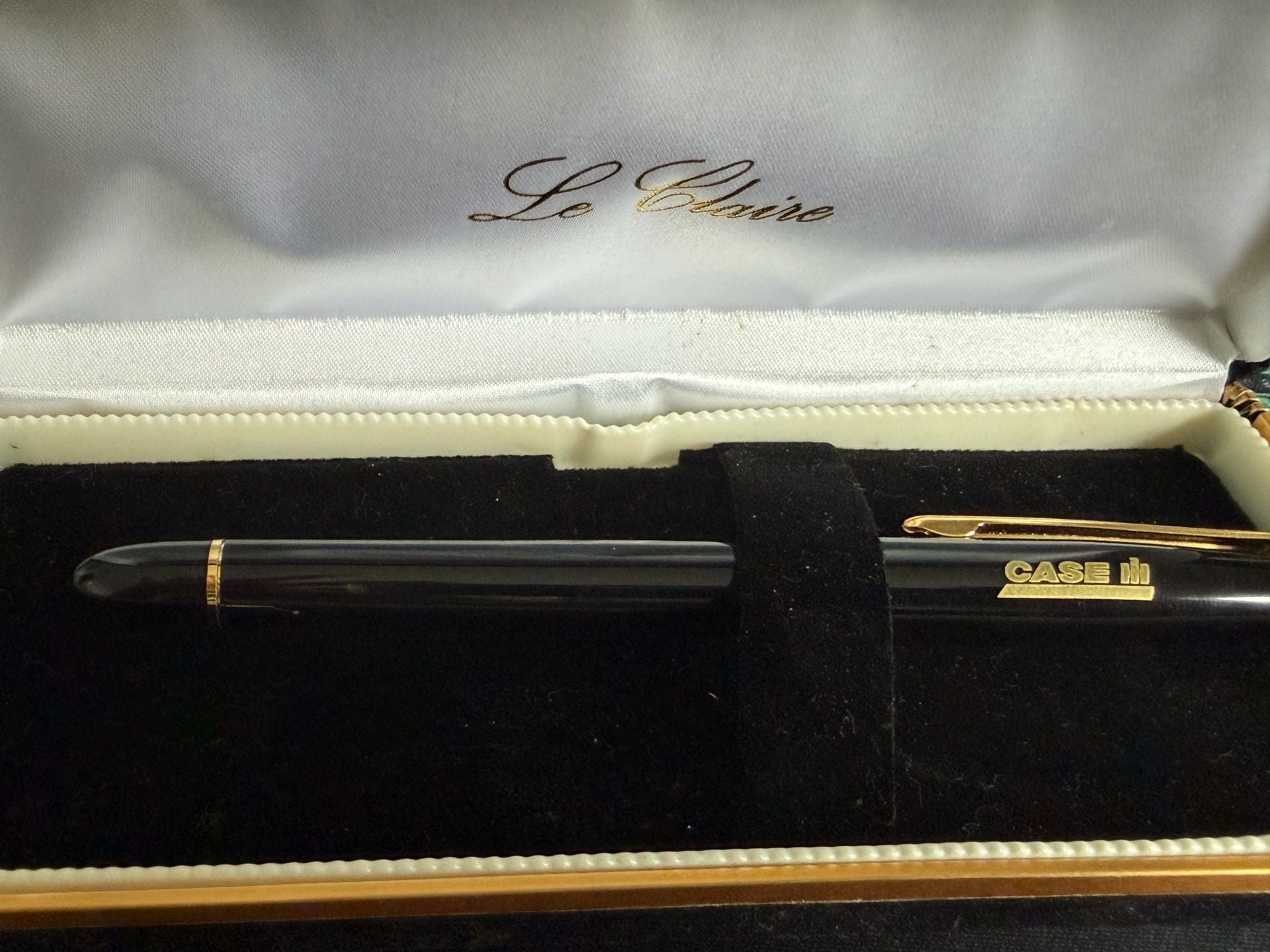 Case IH Ballpoint Pen Black and Gold Promotional Advertising 1