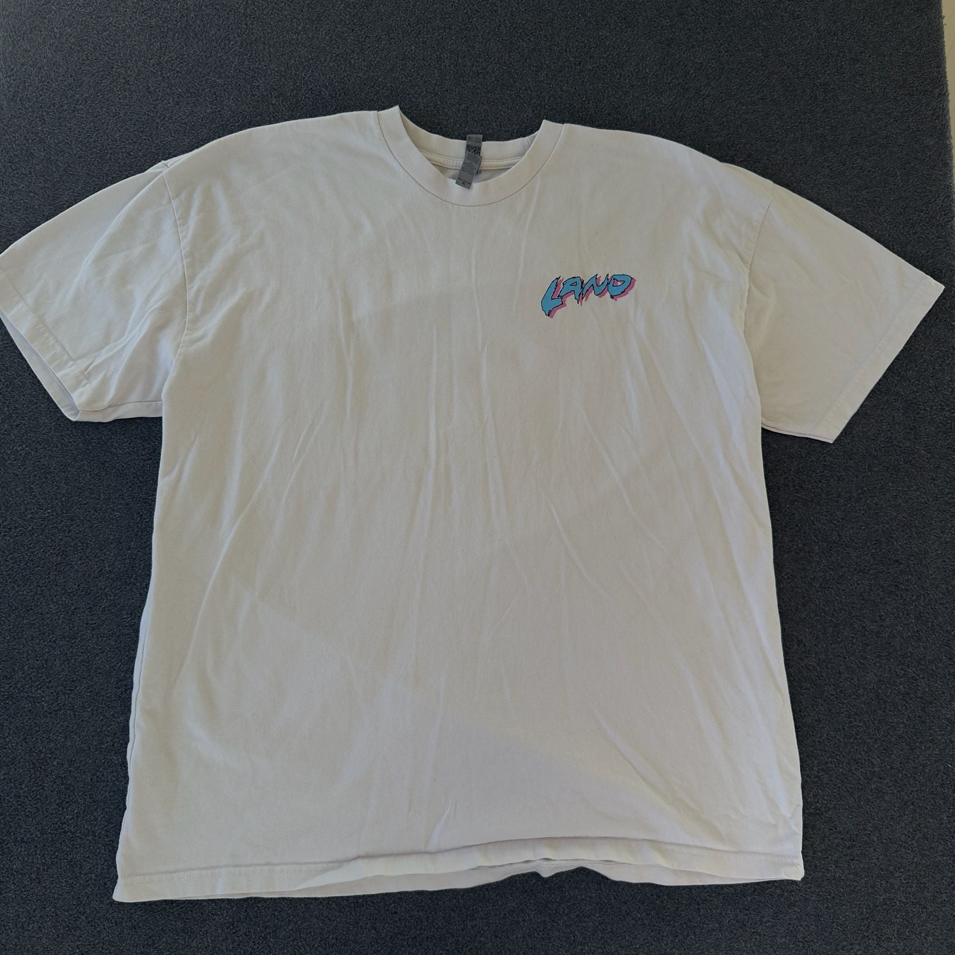 Next Level Apparel LAND Graphic T-Shirt White 2
