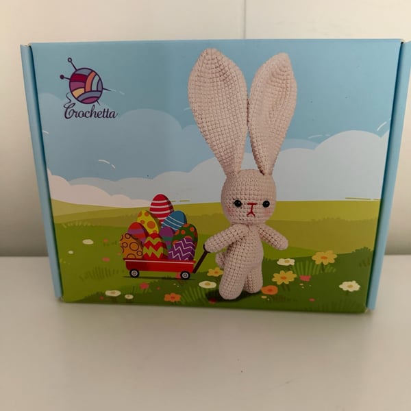 Crochetta Crochet Kit for Beginners Easter Bunny