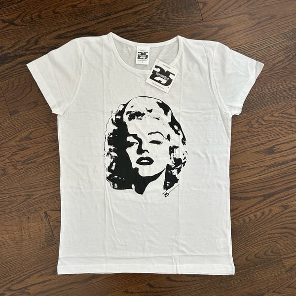Hollywood 25 Marilyn Monroe Graphic T-Shirt Size L White NWT